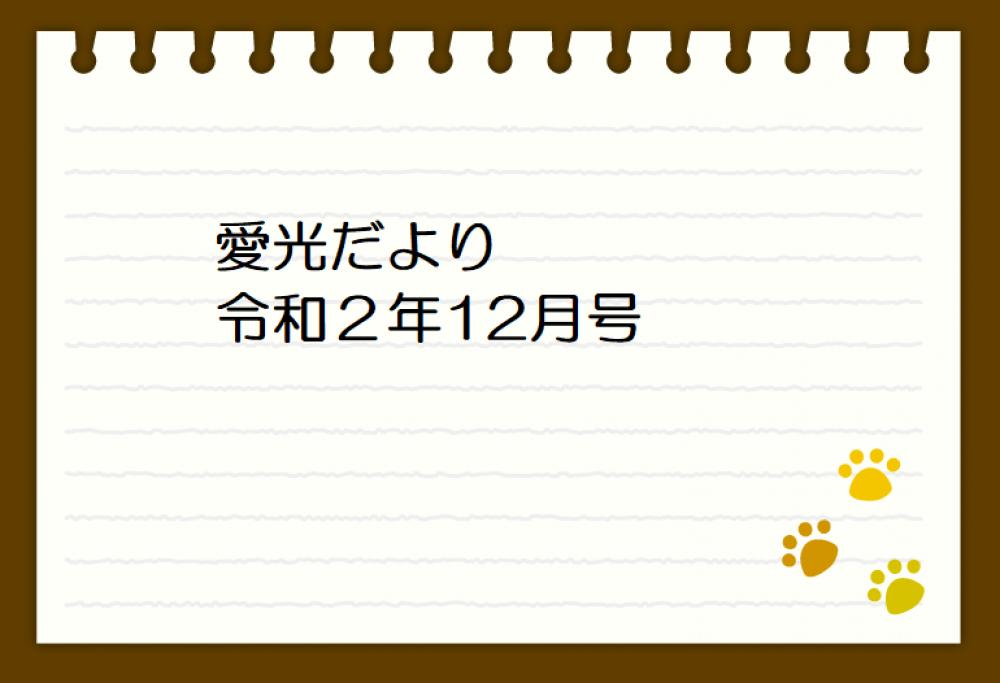 愛光だより　令和2年12月号