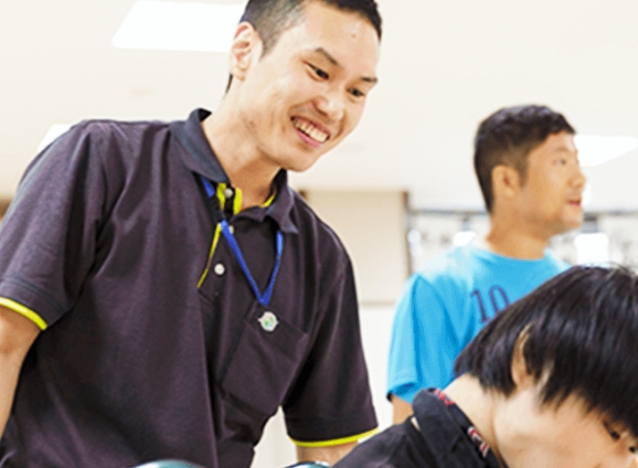 充実した研修を受けたスタッフ